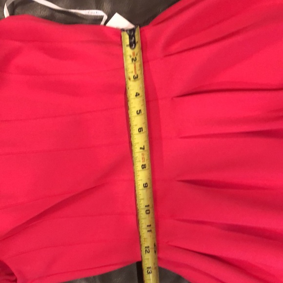 Calvin Klein || NWT || Pink Hibiscus Fit & Flare Soft Pleated Mini Dress - Picture 8 of 10